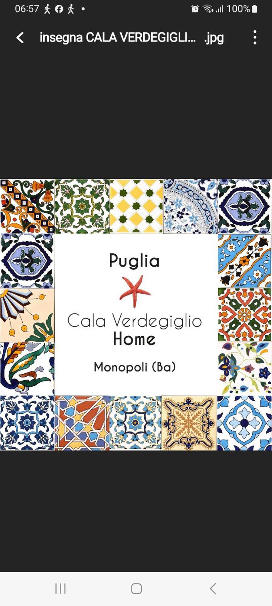 Cala Verdegiglio Home Monopoli Kültér fotó